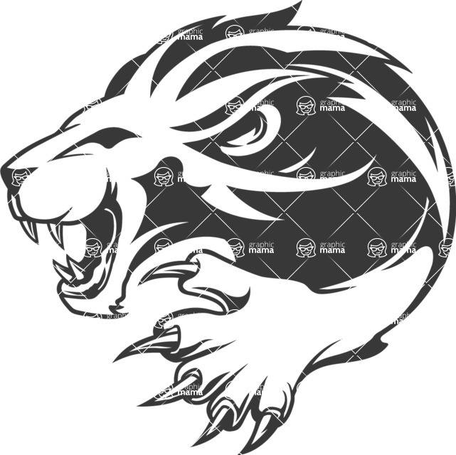 Vector Mascot Collection - Lion Mascot Clipart